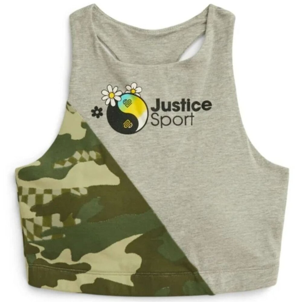 JUSTICE Razorback Sports Bra One Size GIRLS 36 Removable Pads NEW